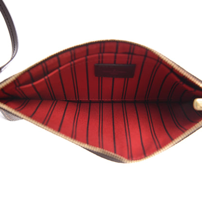 Louis Vuitton Damier Ebene Neverfull MM GM Pochette 5 of 8