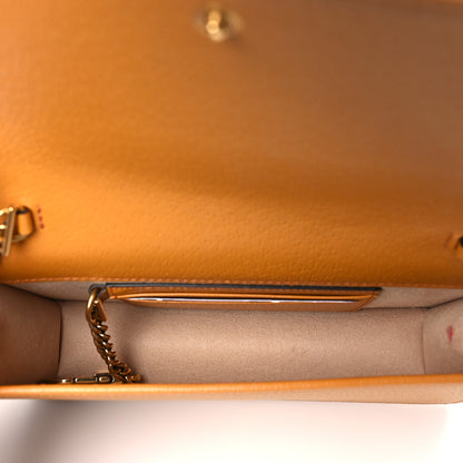 Gucci Polished Raffia Textured Dollar Calfskin Houndstooth Mini Diana Chain Bag Natural Sun Oil Mystic White 4 of 9