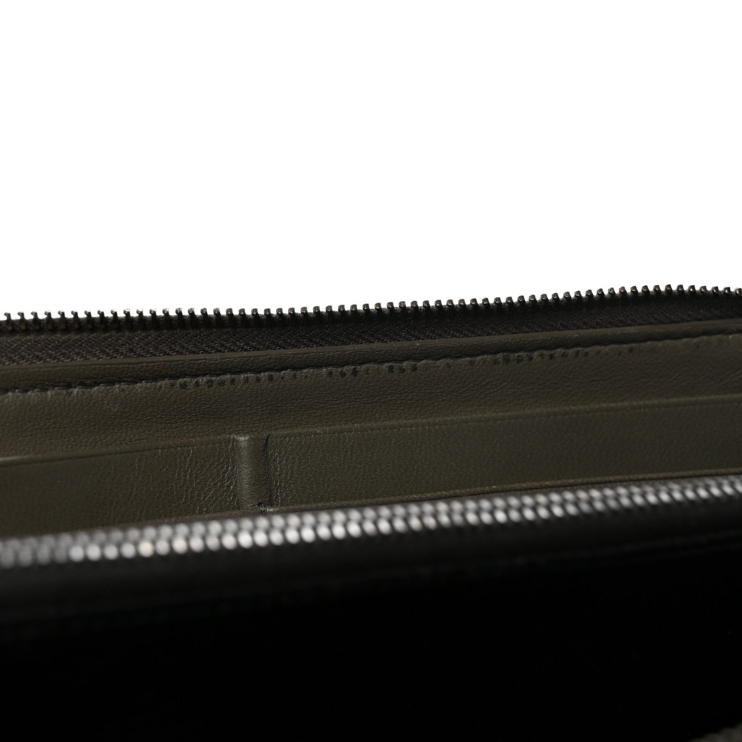Bottega Veneta Nappa Intrecciato Half Zip Around Wallet Mud 8 of 11