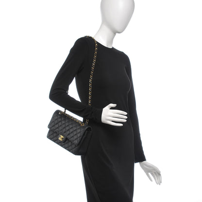 Chanel Caviar Quilted Medium Double Flap Black 2 of 11