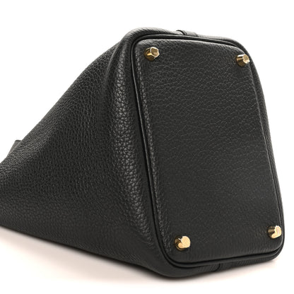 Hermes Taurillon Clemence Picotin Lock 18 PM Black 9 of 10