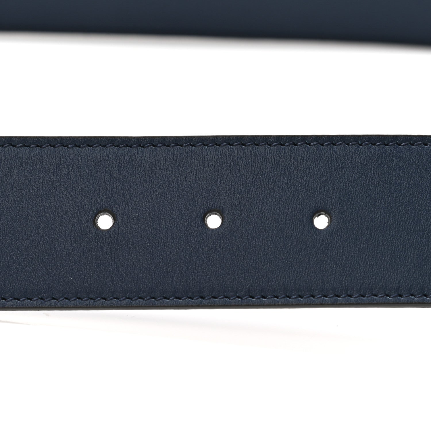Gucci Calfskin Ceramic Glass Double G 40mm Belt 95 38 Navy Multicolor 3 of 5