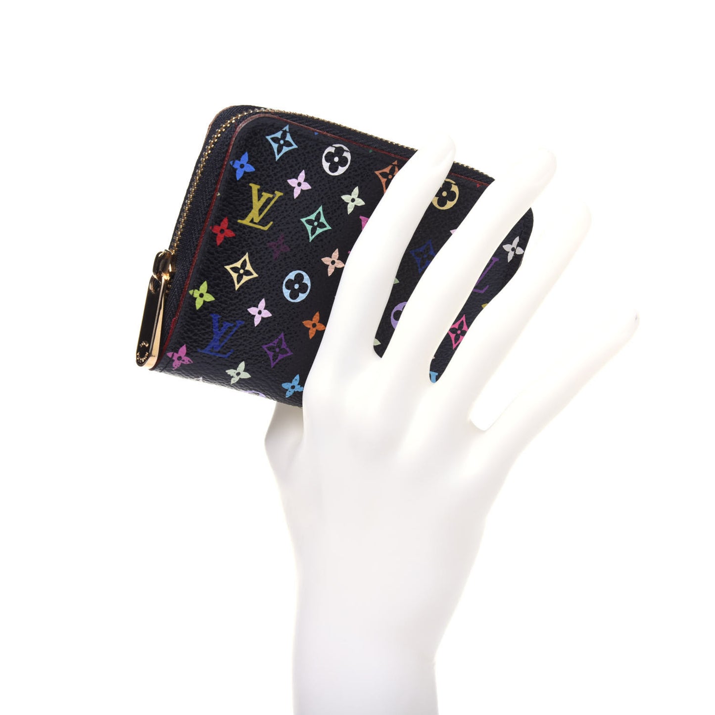 Monogram Multicolor Zippy Coin Purse Black Grenade