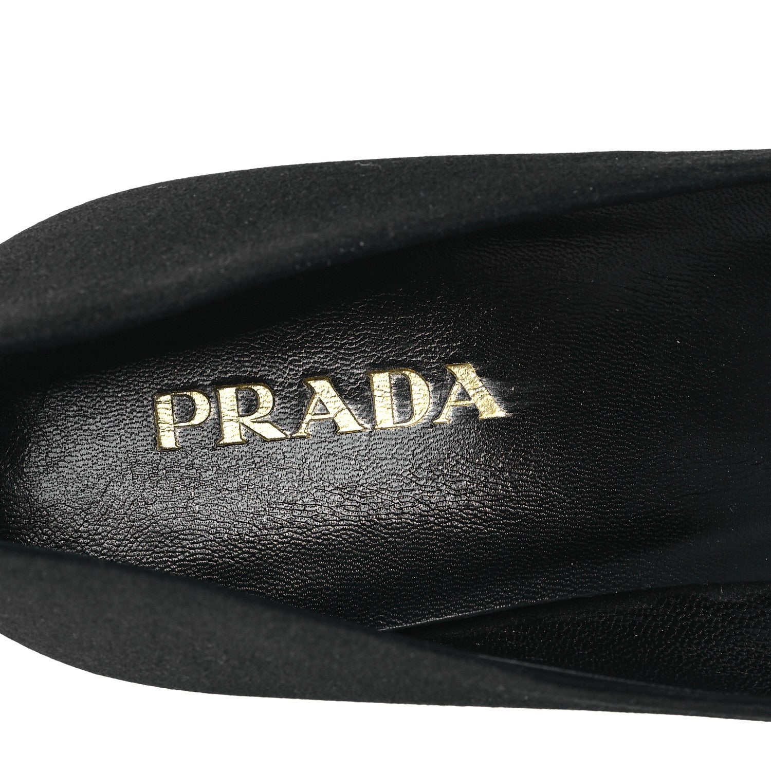 Prada Satin Pumps 38 Black 7 of 7