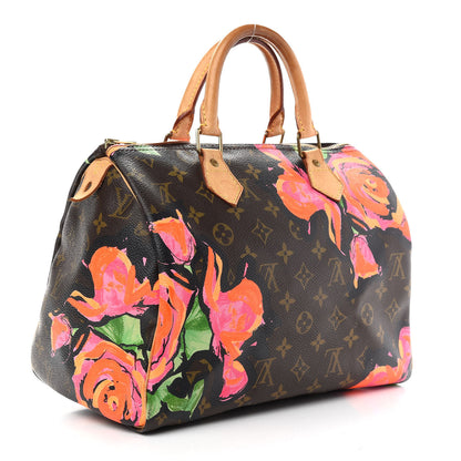 Louis Vuitton Monogram Roses Speedy 30 3 of 12