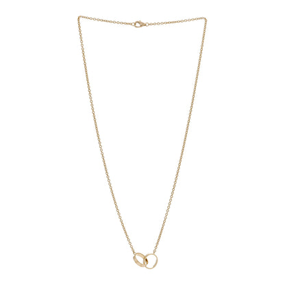 Cartier 18K Yellow Gold Interlocking LOVE Necklace 3 of 6