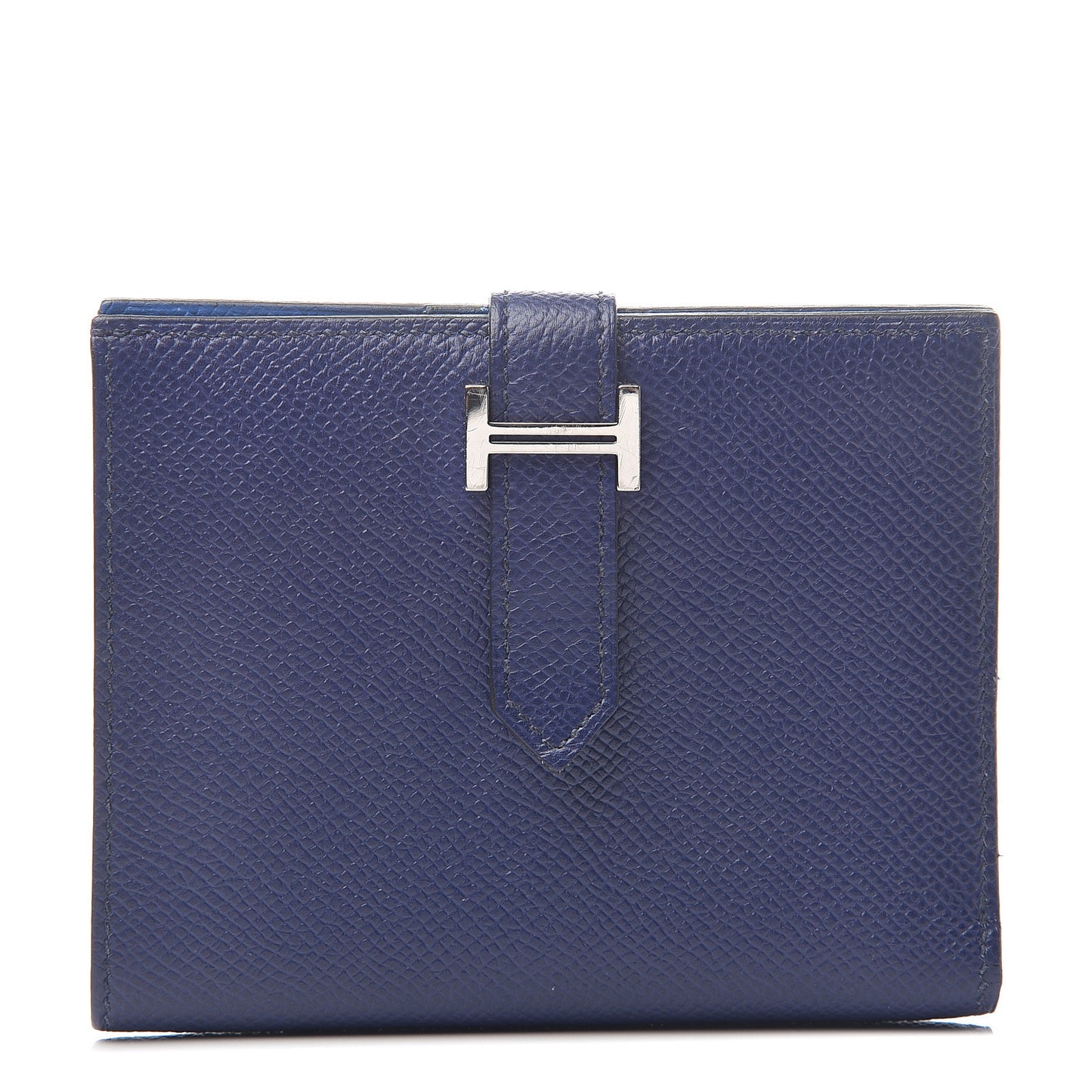 Epsom Bearn Verso Compact Wallet Bleu Encre Zellige