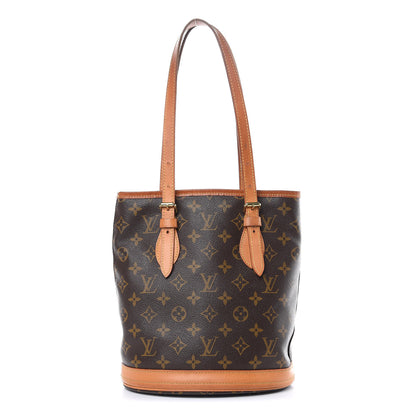 Louis Vuitton Monogram Petit Bucket 23 1 of 20