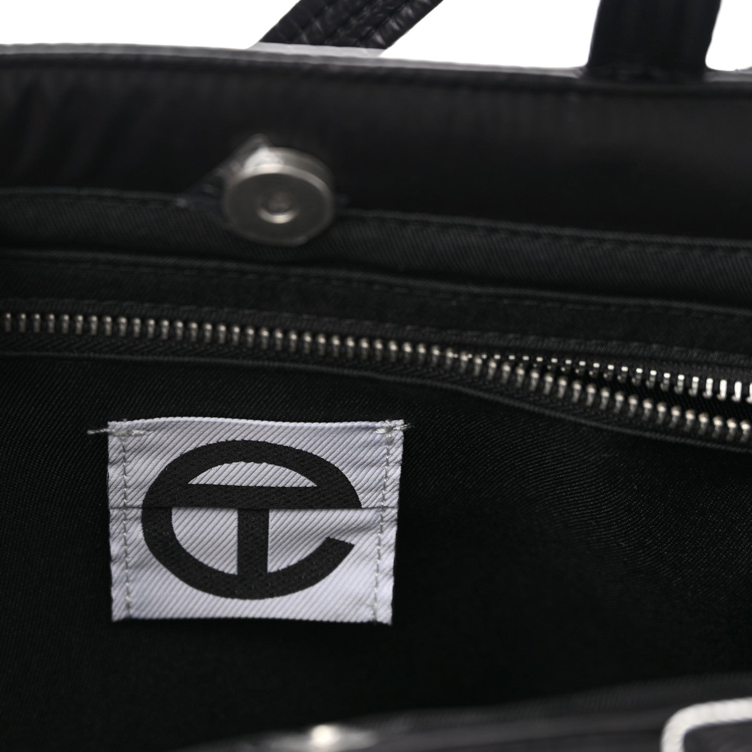 Telfar Nylon Medium Puff Shopping Bag Black 6 of 9