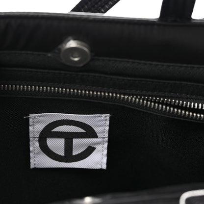 Telfar Nylon Medium Puff Shopping Bag Black 6 of 9