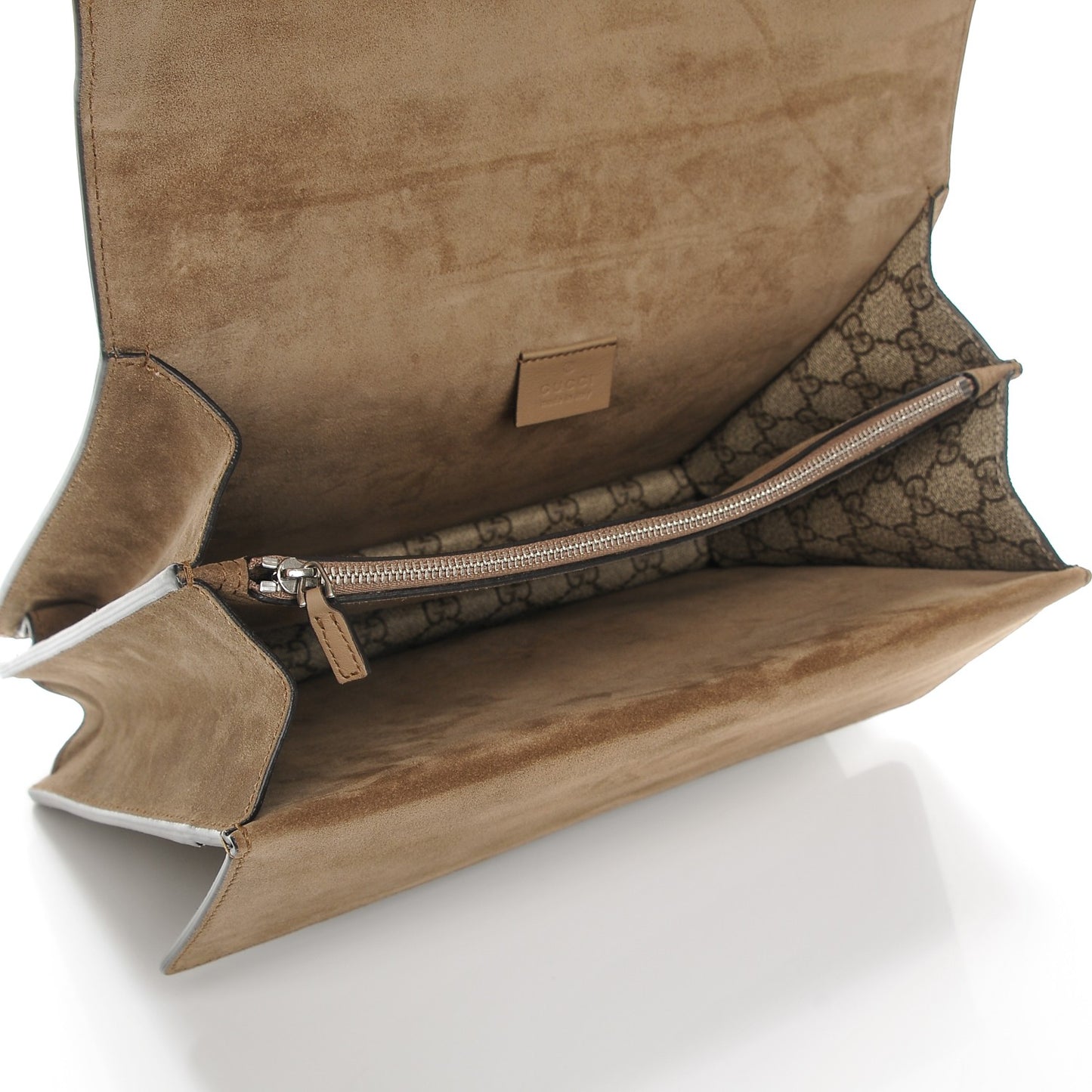 GG Supreme Monogram Medium Dionysus Shoulder Bag Taupe