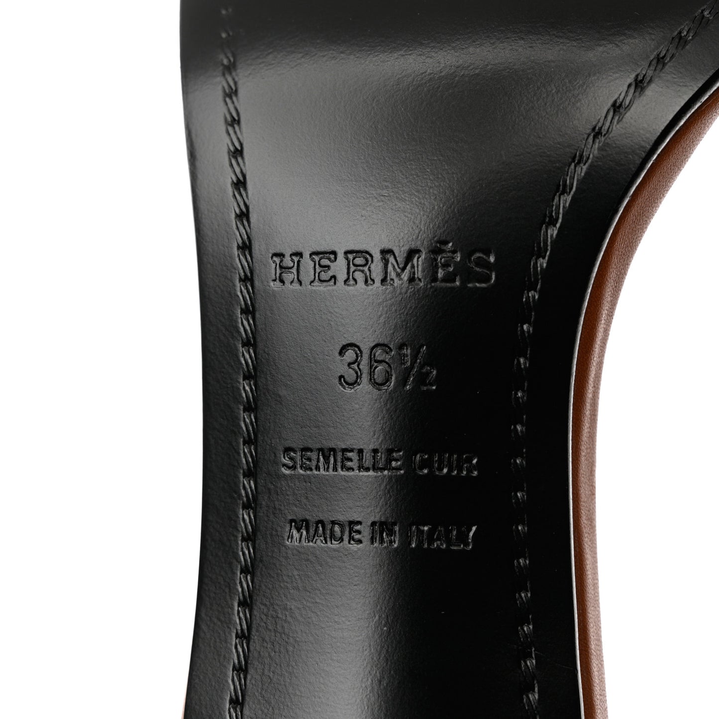 Calfskin Premiere 70 Sandals 36.5 Gold