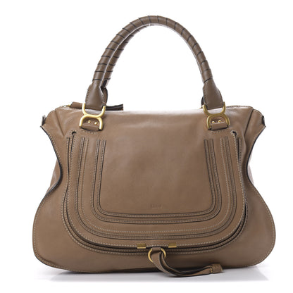 Chloe Calfskin Large Marcie Satchel Nut 1 of 14