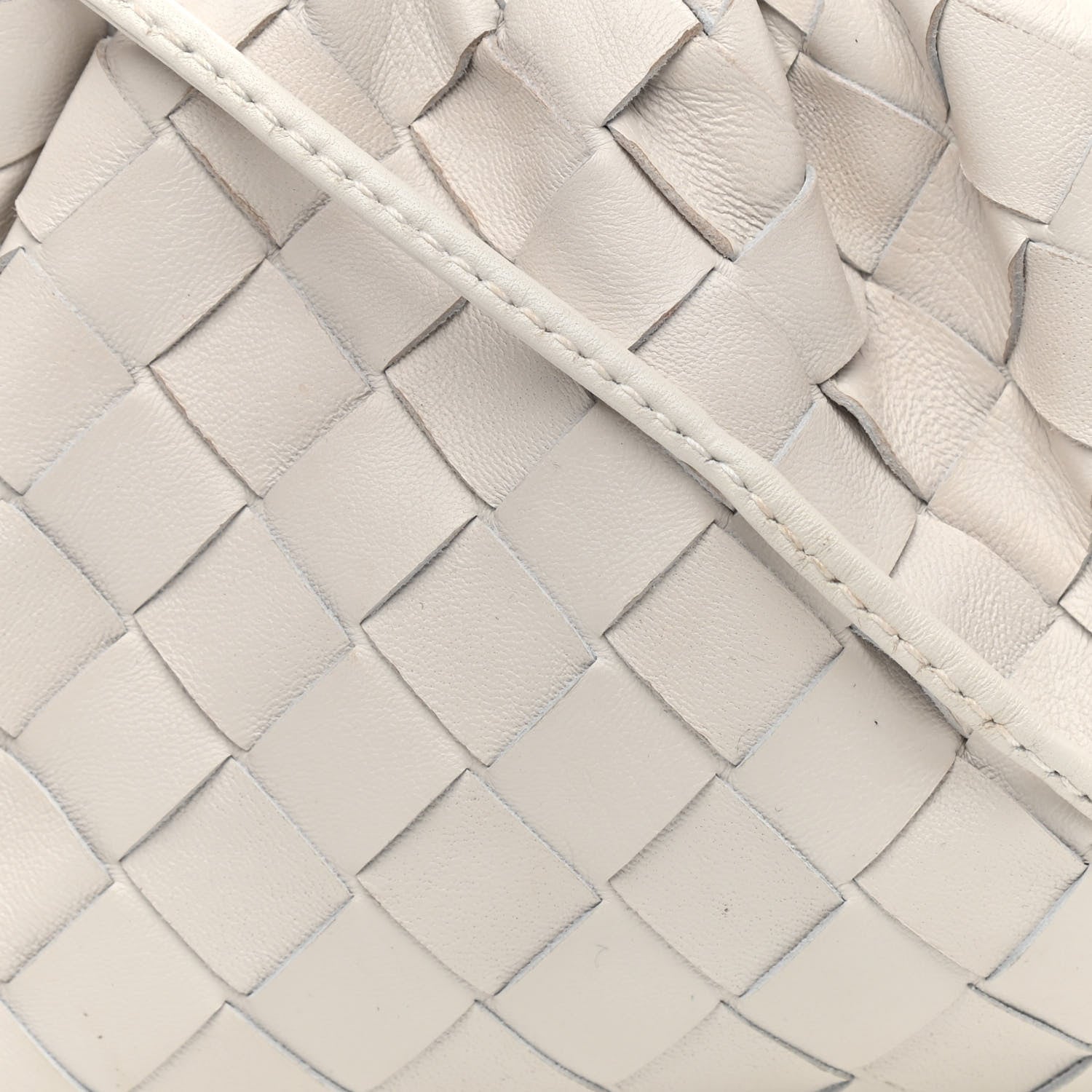 Bottega Veneta Nappa Intrecciato The Mini Pouch Chalk 9 of 11