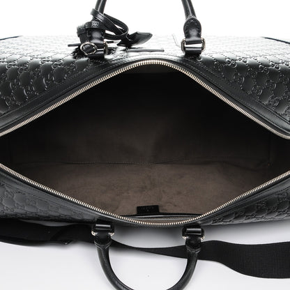 Gucci Guccissima Signature Large Duffle Black 5 of 7