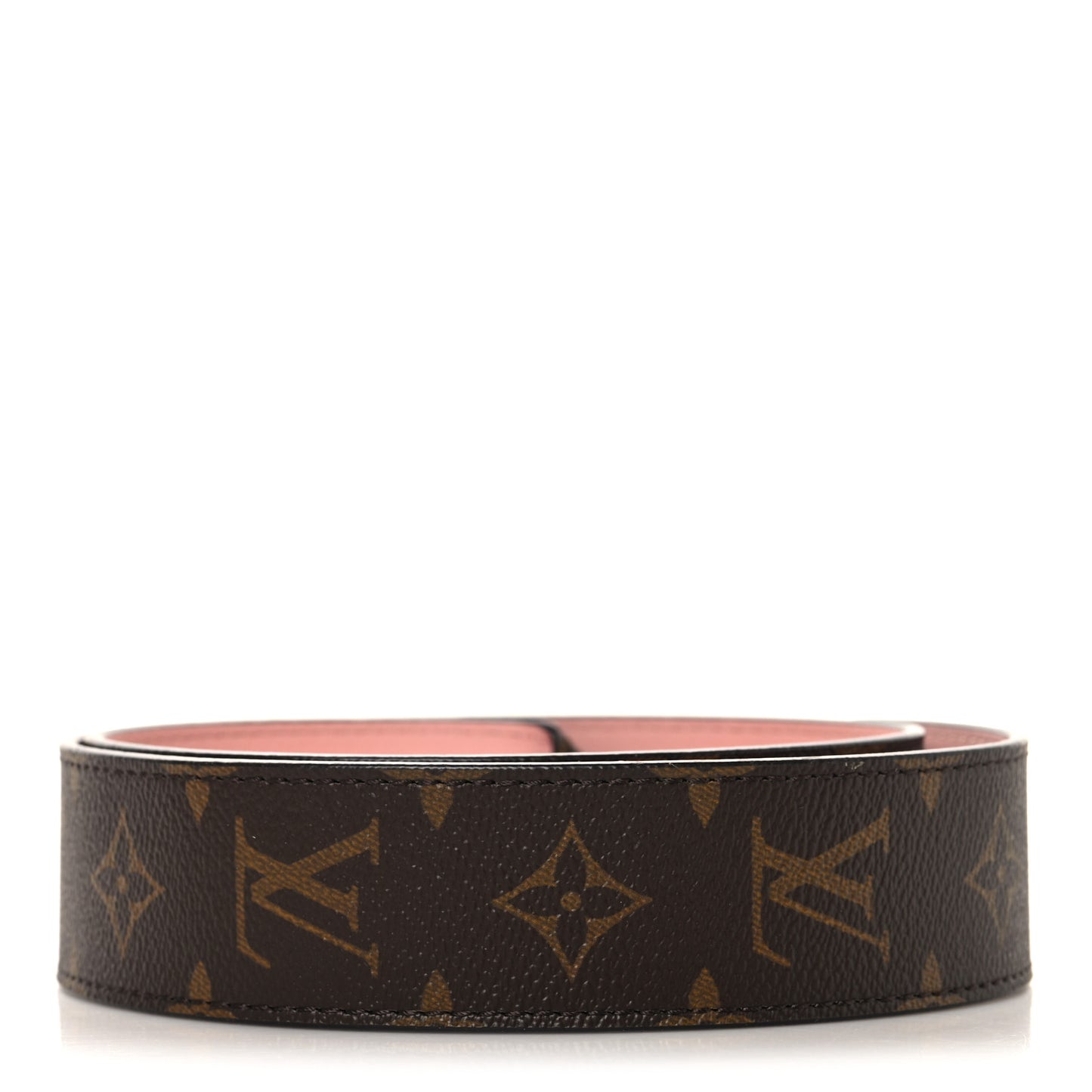 Monogram Bandouliere Shoulder Strap Rose Ballerine