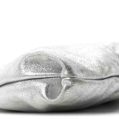 Jimmy Choo Metallic Goatskin Callie Mea Tassel Silver 9 of 10