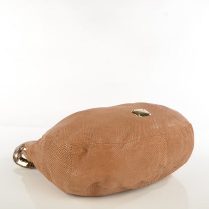 Jimmy Choo Snakeskin Embossed Sky Hobo 4 of 7