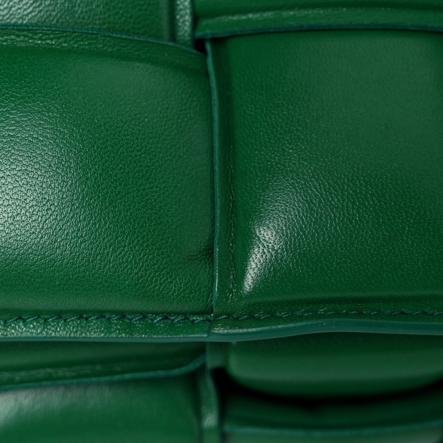 Bottega Veneta Nappa Maxi Intreccio Padded Cassette Crossbody Bag Racing Green 7 of 19