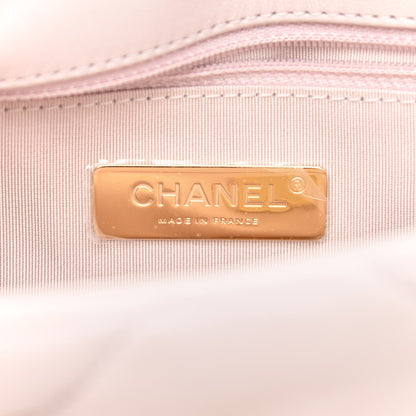 Chanel Lambskin Quilted Medium Chanel 19 Flap Light Purple 6 of 11