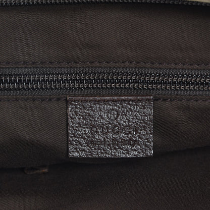 Gucci Monogram Web Medium Flat Messenger Bag Brown 6 of 12