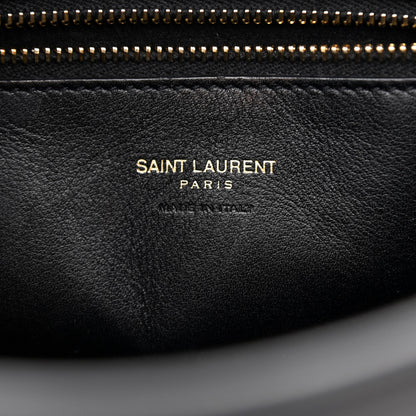 Saint Laurent Smooth Calfskin Small Monogram Cabas Black 6 of 10