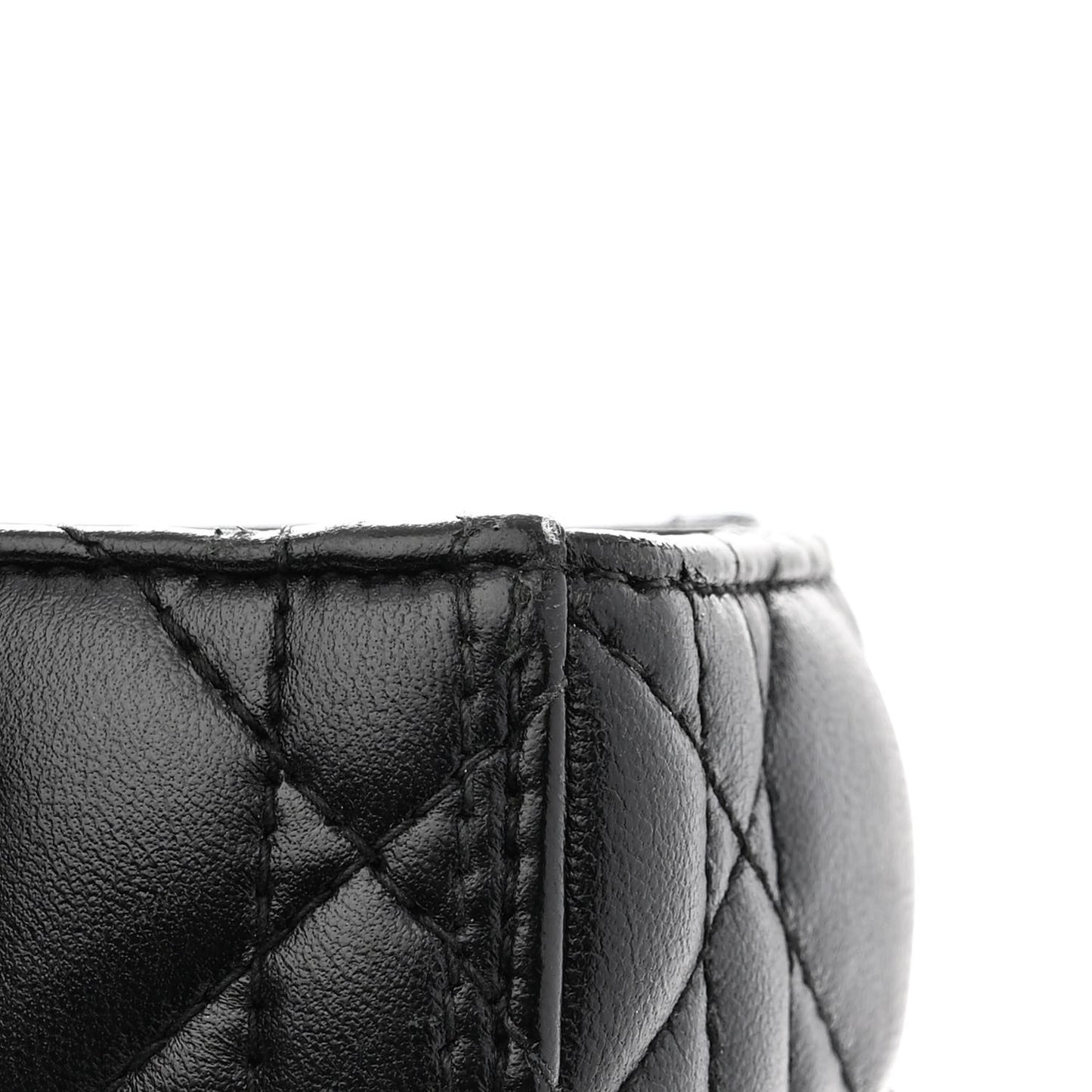 Lambskin Cannage Medium Lady Dior Black