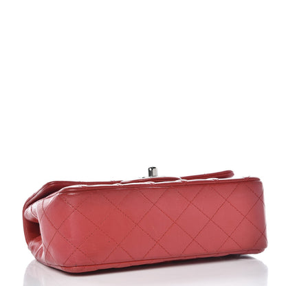 Chanel Lambskin Quilted Mini Rectangular Flap Red 4 of 11