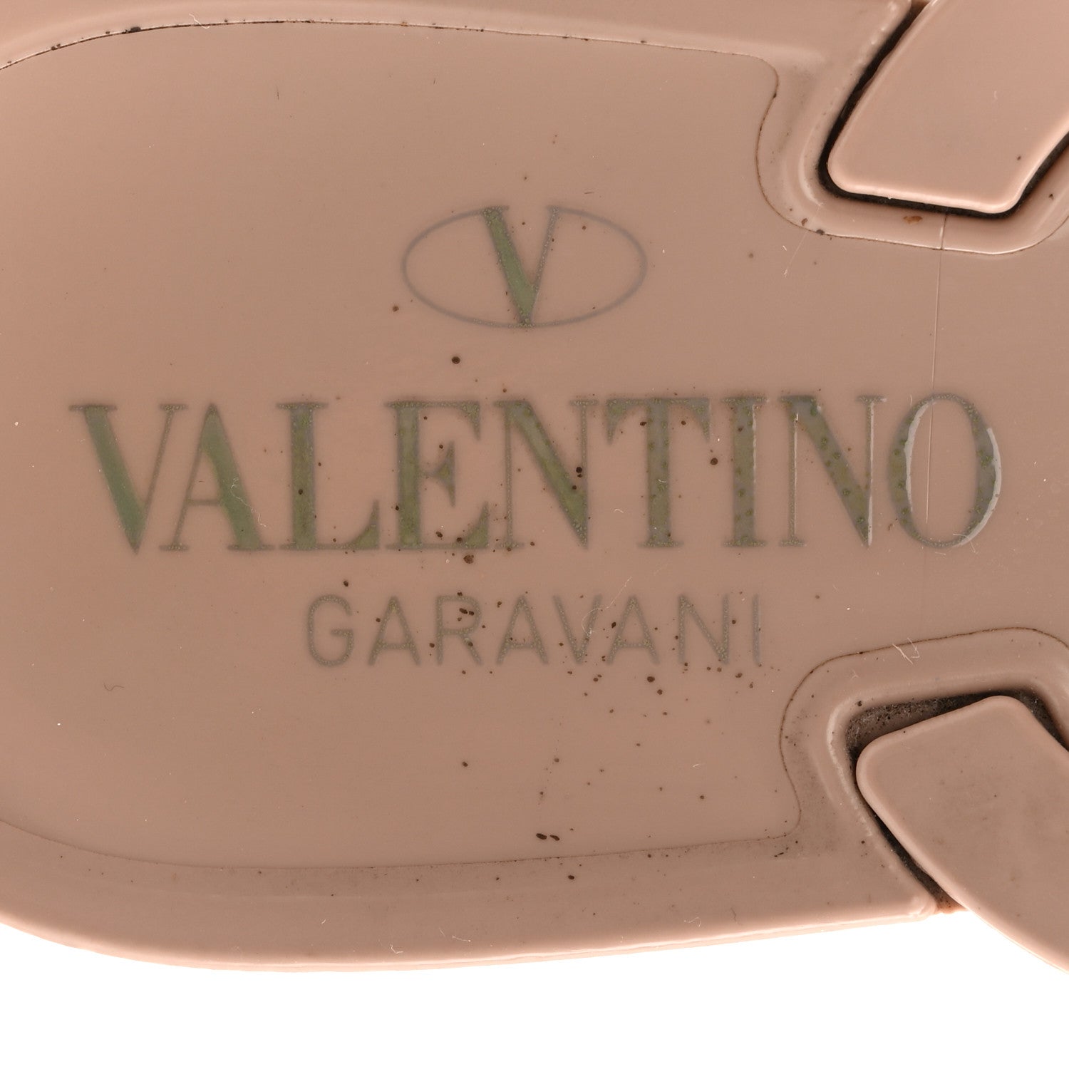 Valentino Garavani PVC Jelly Rockstud Bow Thong Sandals 38 Poudre 8 of 8