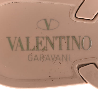 Valentino Garavani PVC Jelly Rockstud Bow Thong Sandals 38 Poudre 8 of 8
