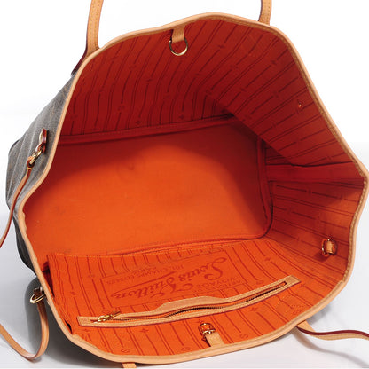 Louis Vuitton Monogram My LV Heritage Neverfull MM Orange Ivory 7 of 7
