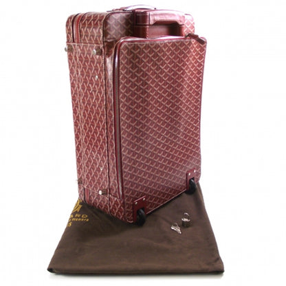 Goyard Goyardine Trolley MM Rolling Suitcase Red 3 of 10