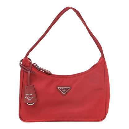 Prada Tessuto Nylon Mini Re-Edition 2000 Bag Rosso 1 of 13
