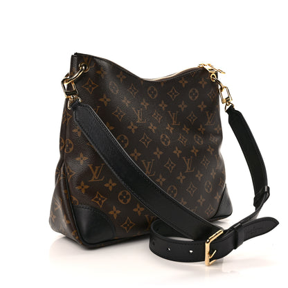Louis Vuitton Monogram Odeon MM Black 3 of 11