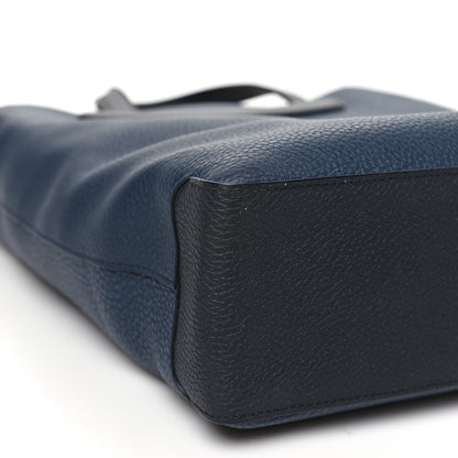 Delvaux Taurillon Soft Magritte Tote Navy Black 8 of 9