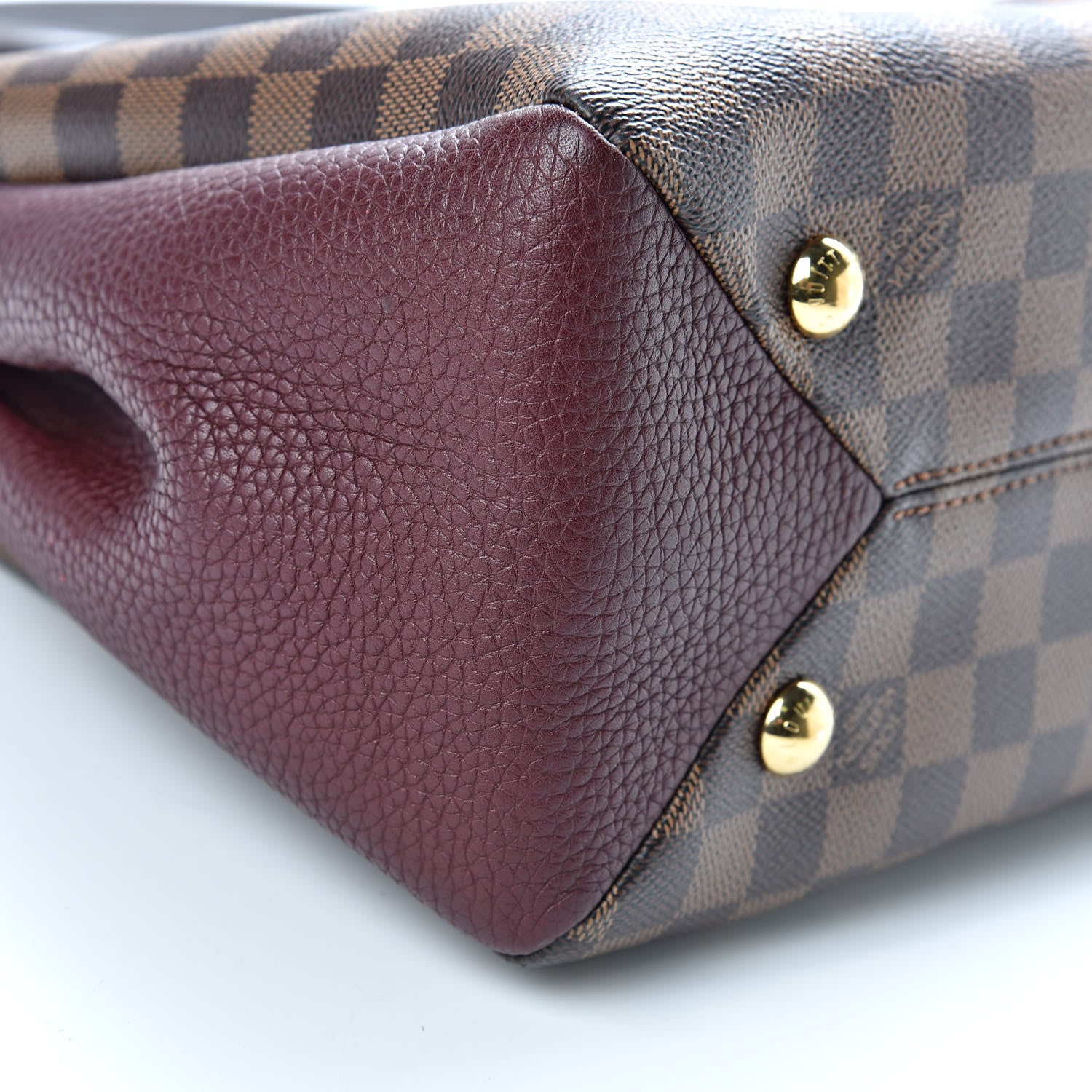 Louis Vuitton Damier Ebene Cuir Taurillon Brittany Bordeaux 8 of 9