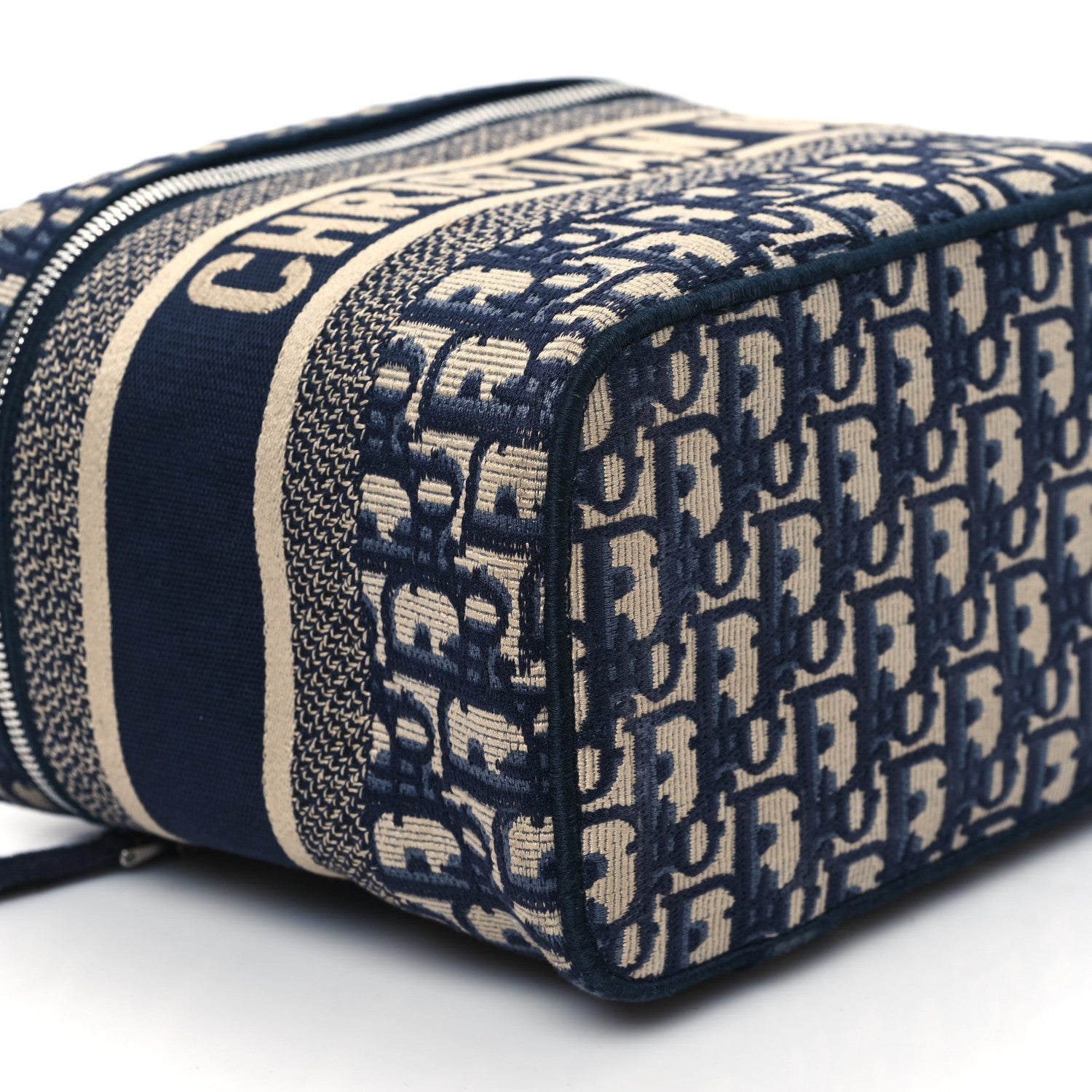 Christian Dior Oblique Diortravel Vanity Case Blue 8 of 11