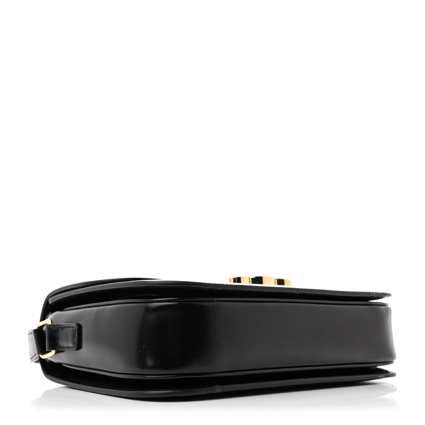 Shiny Calfskin Medium Triomphe Black