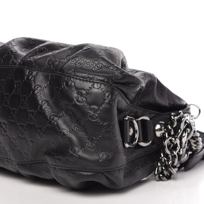 Gucci Guccissima Medium Icon Bit Boston Black 7 of 9