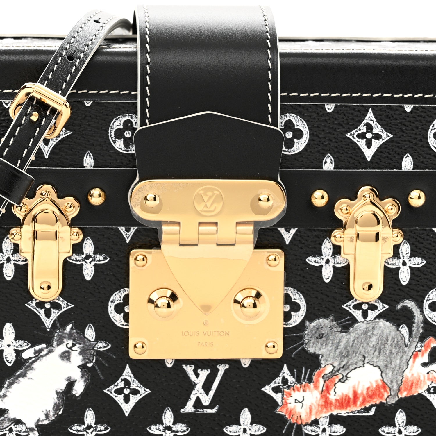 Louis Vuitton Catogram Petite Malle Black 7 of 10