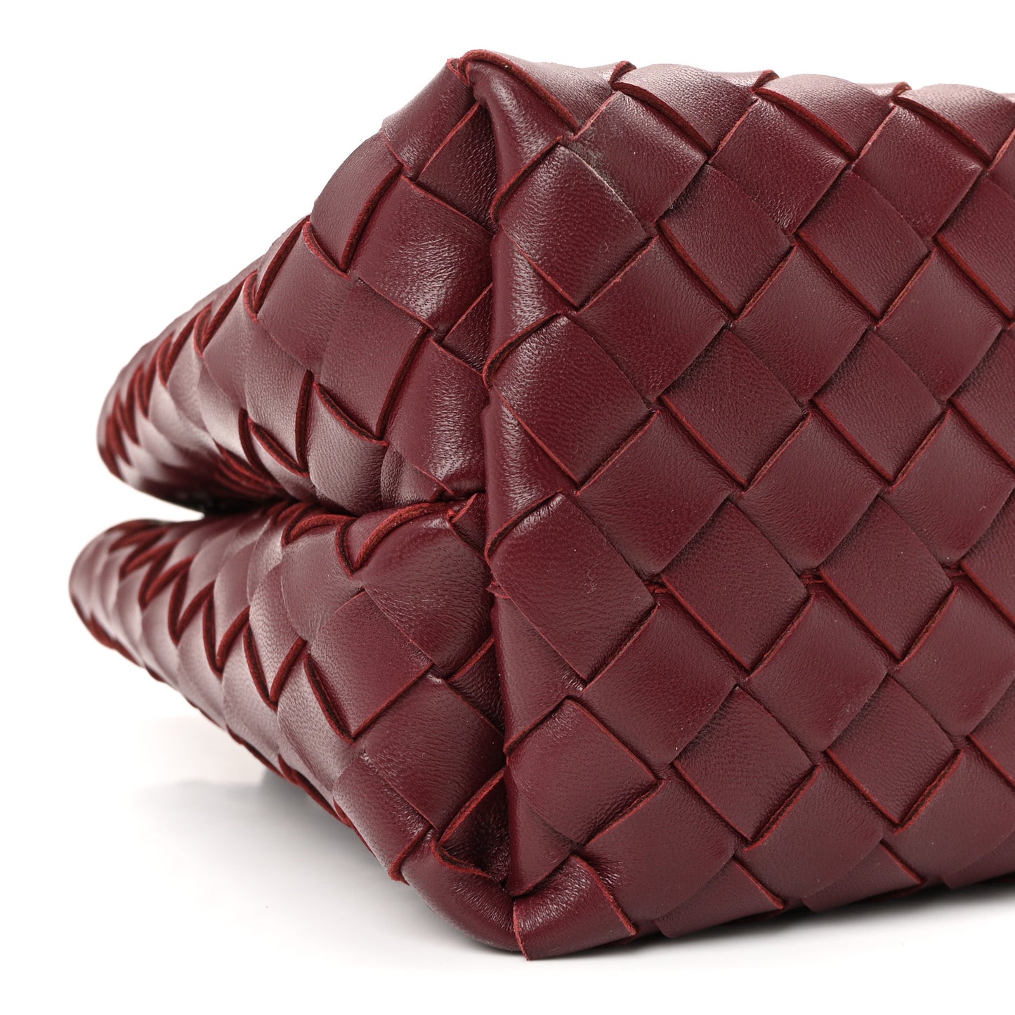 Nappa Intrecciato Small Andiamo Shoulder Bag Barolo