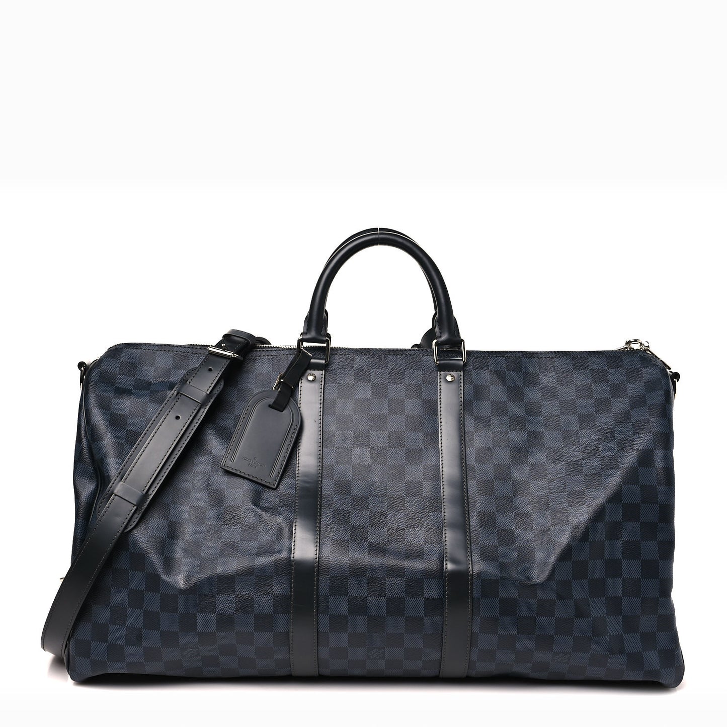 Damier Cobalt Keepall Bandouliere 55