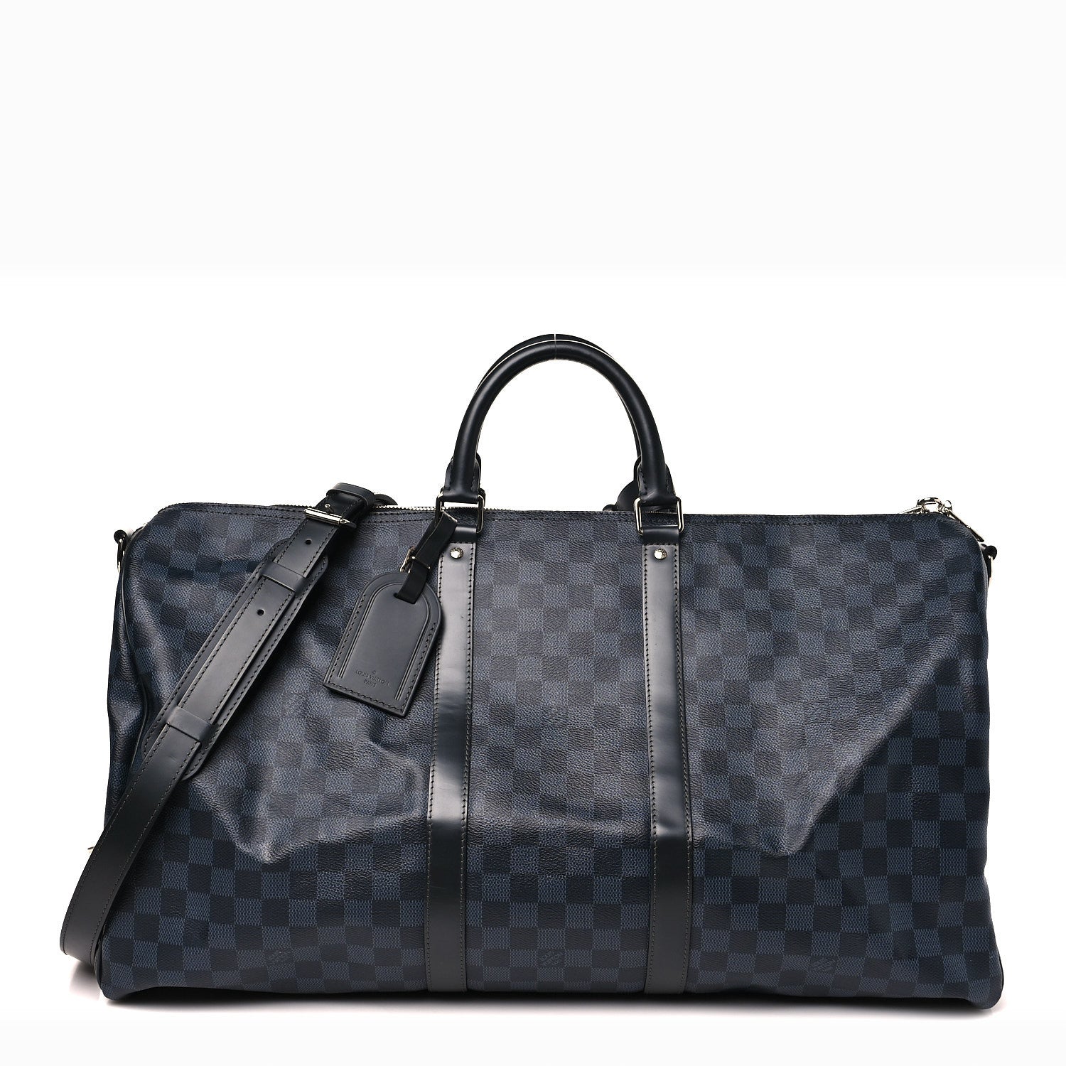 Louis Vuitton Damier Cobalt Keepall Bandouliere 55 1 of 9