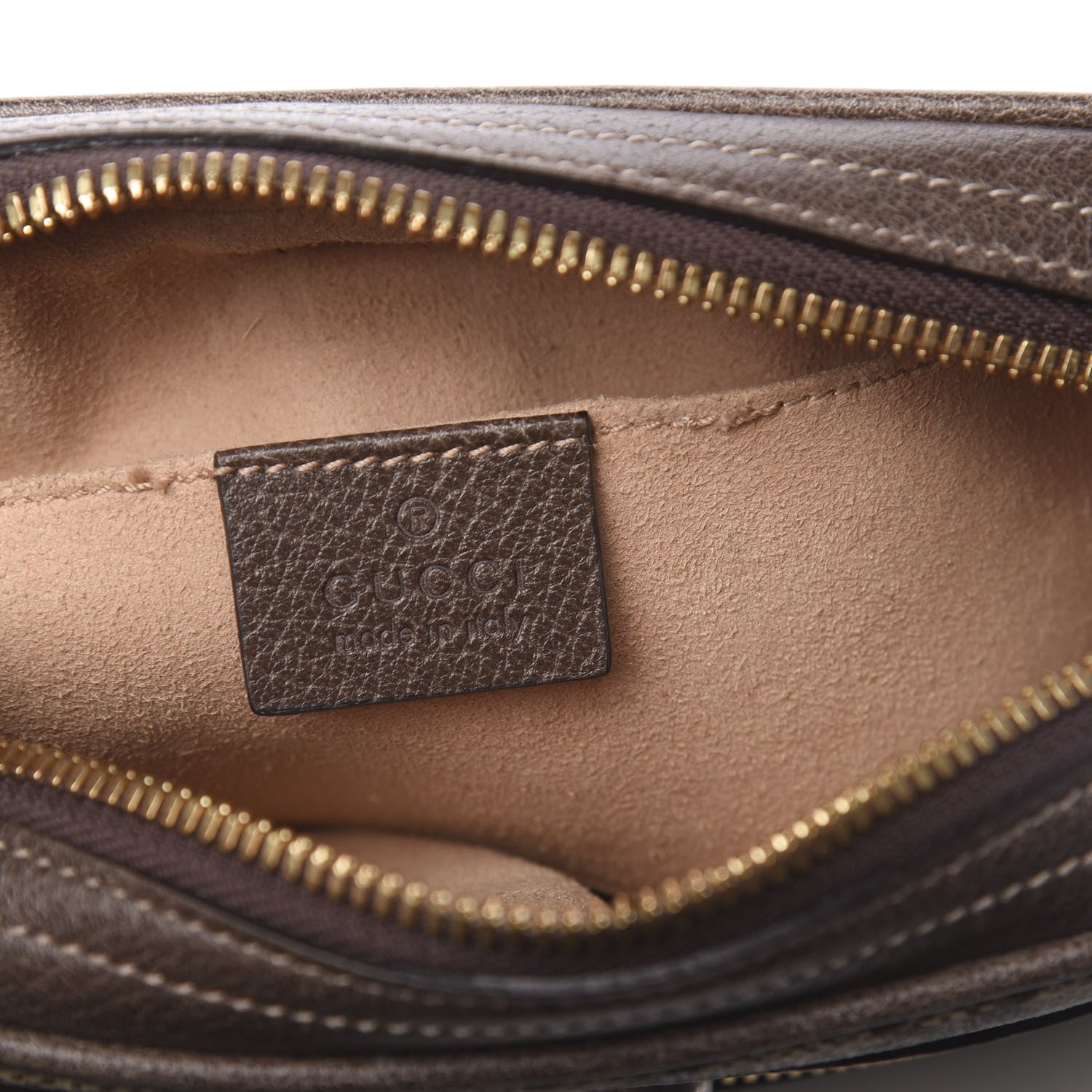 Gucci GG Supreme Monogram Web Small Ophidia Belt Bag 95 38 Dark Brown 6 of 11