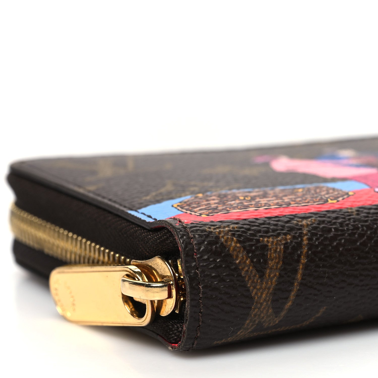Louis Vuitton Monogram 2016 Christmas Animation Zippy Wallet Rouge 8 of 10