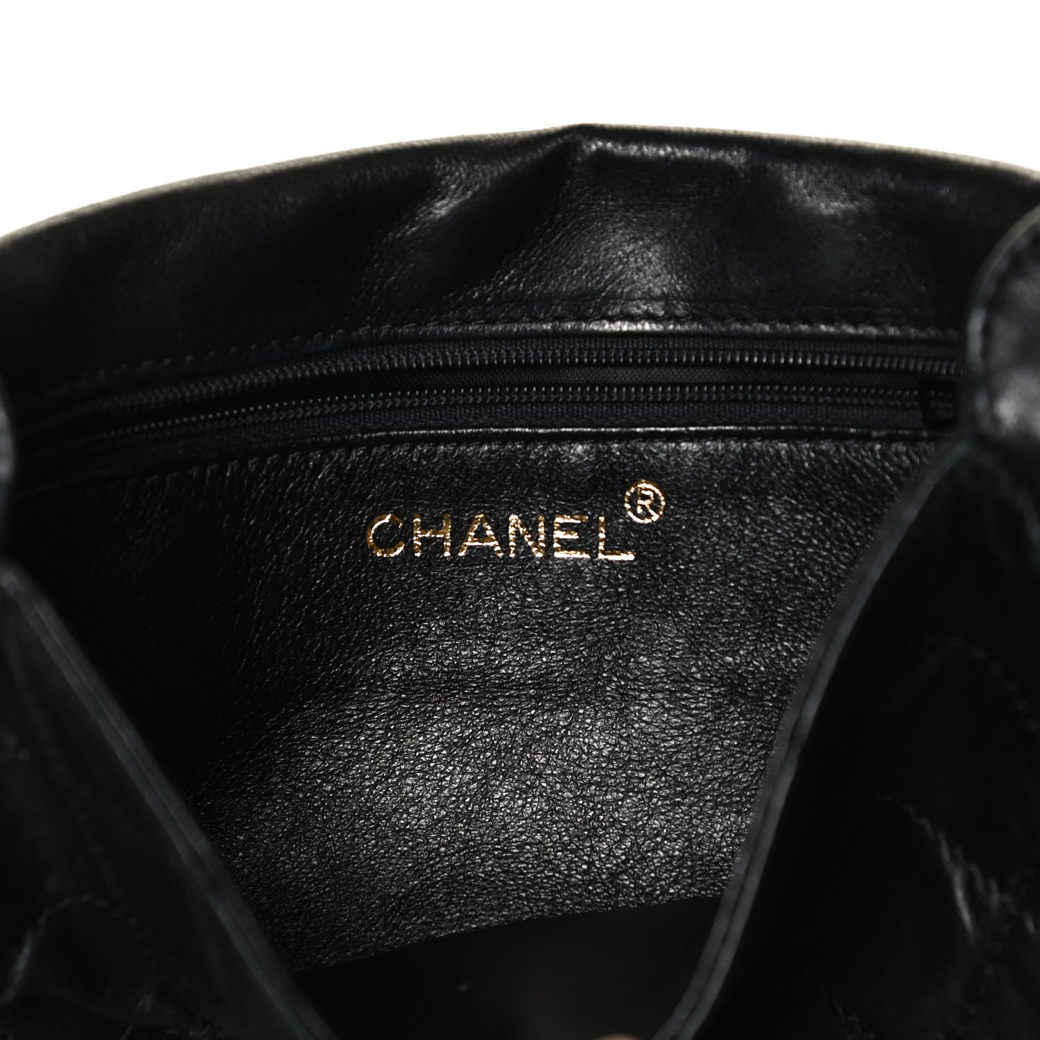 Chanel Lambskin Stitched Small Single Flap Black 6 of 13