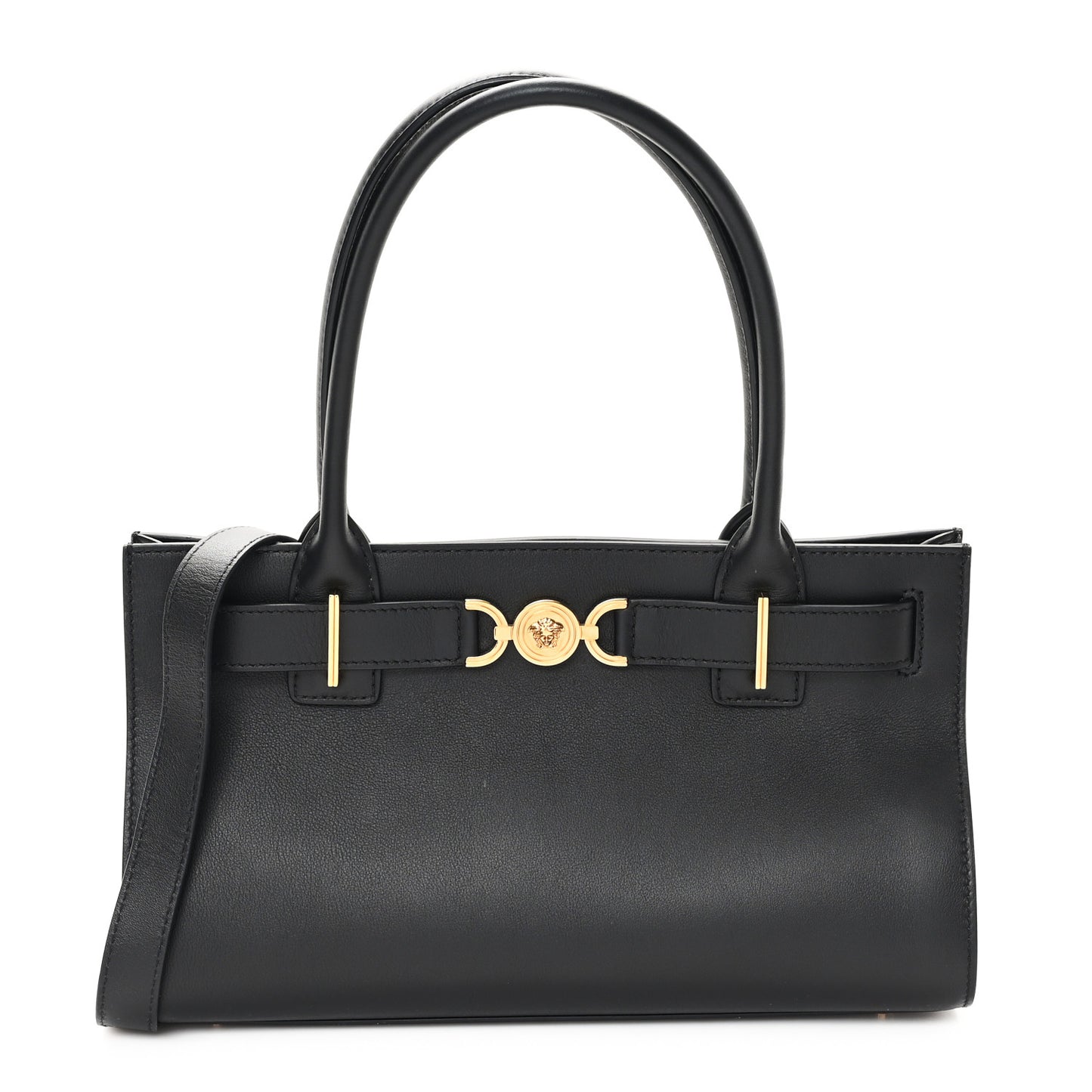 Calfskin Medusa '95 Tote Bag Black