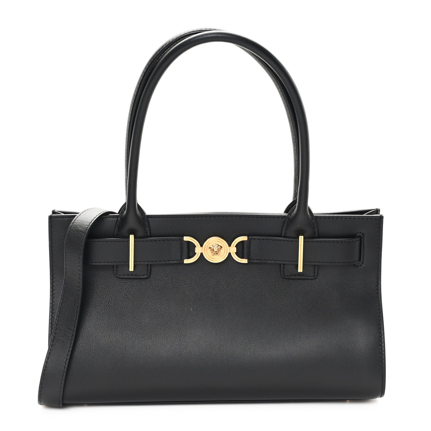 Versace Calfskin Medusa '95 Tote Bag Black 1 of 11