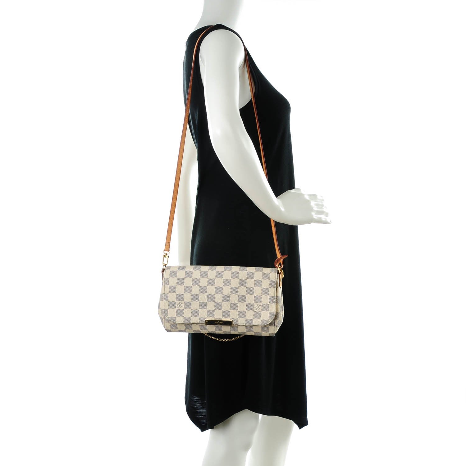 Louis Vuitton Damier Azur Favorite MM 2 of 8