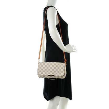 Louis Vuitton Damier Azur Favorite MM 2 of 8